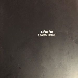 iPad leather sleeve
